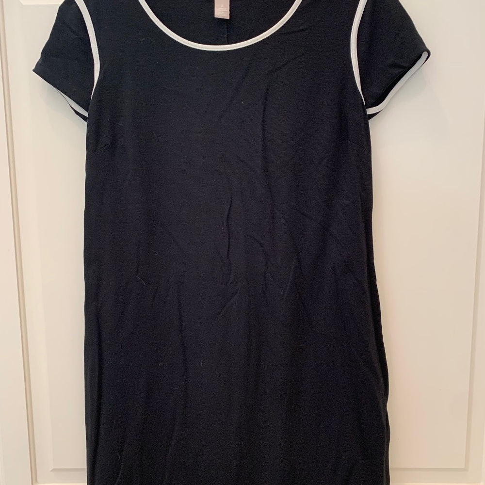 Banana Republic Black/White Cotton Dress